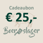 Cadeaubon 25 euro